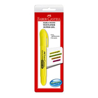 Marca Texto Super Gel Amarelo Blister -  Faber Castell