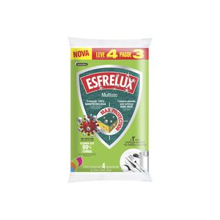 Esponja Multiuso Leve 4 Pague 3 - Esfrelux