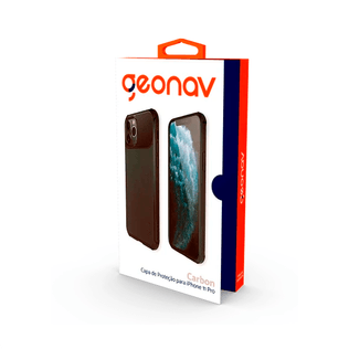 Capa Preta Carbon Iphone 11 Pro - Geonav