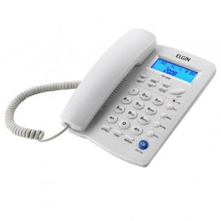 Telefone Fio Tcf3000 Branco - Elgin