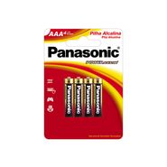 Pilha Alcalina AAA 4 Un - Panasonic