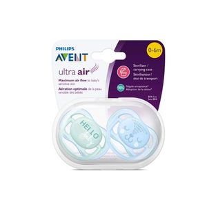 Chupeta Ultra Air 2un Dec 0-6m Az Avent