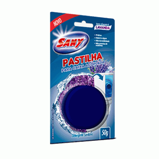 Pastilha Sanitária Para Caixa Acoplada Mix Lavanda - Sany