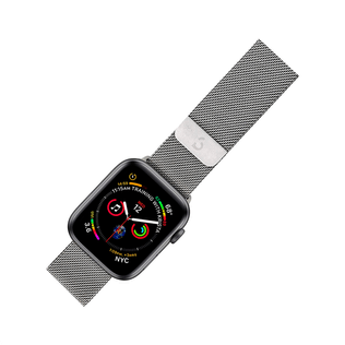Pulseira Para Apple Watch Milanese 42/44mm Wbm44si Prata - Geonav