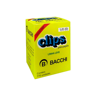 Clips 1/0 Galv Leve Cx 770 Unid Bachi