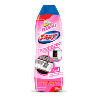 Saponáceo Cremoso Floral 250 ml - Sany Mix