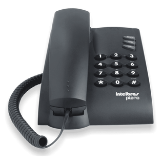 Telefone com Fio Pleno Preto - Intelbras
