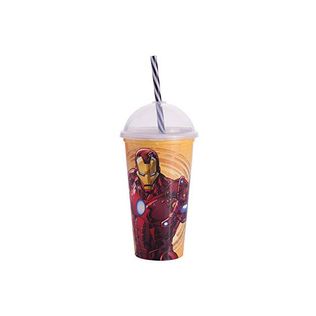 Copo Shake Homem De Ferro 500ml - Plasutil