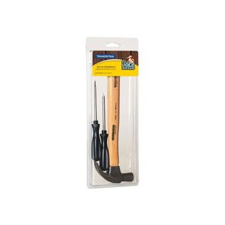 Kit de Ferramentas 3 Pcs Martelo e Chaves - Tramontina