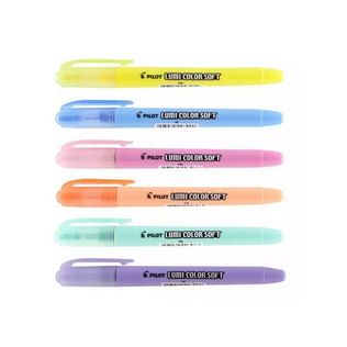 Marca Texto Lumicolor Soft Estojo Com 6 Cores - Pilot