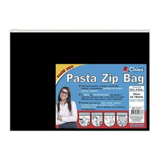 Pasta Zip Bag Oficio Preta - Chies