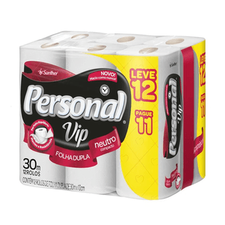 Papel Higiênico Folha Dupla Leve 12 Pague 11 - Personal