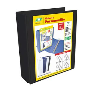 Fichário Personalite 4 Argolas 4.0cm Preto - Acp