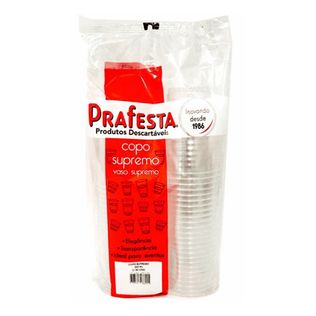 Copo Supremo Pct/50un 200ml Prafesta