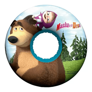 Boia Cintura Masha e o Urso Azul/verde - Multikids