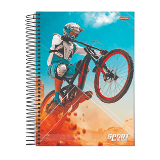 Caderno Capa Dura 160 Folhas Sport - Jandaia