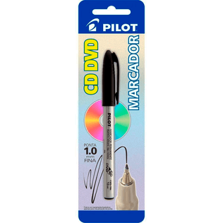 Marcador Permanente Cd/Dvd 1.0 Preto - Pilot