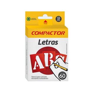 Letras Vazada Abc 60mm Compactor