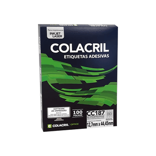 Etiq. Colacril 6087 800 Und C/ 10 Fls