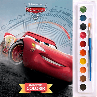 Aquarela Carros 3 Disney Dcl