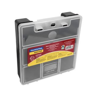 Maleta e Organizador Plástico 7.1/2" com Tampa Transparente e Divisórias - Tramontina