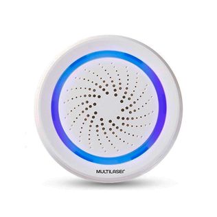 Sirene De Alarme Inteligente Wi-Fi Compatível Com Alexa E Google Assistant - Multilaser