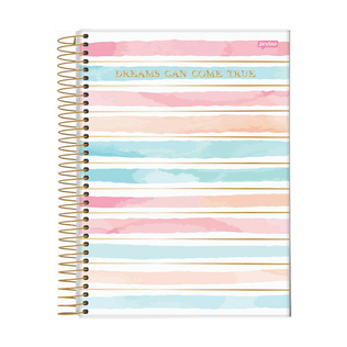 Caderno Capa Dura La Creme 1 Matéria 80 Folhas - Jandaia