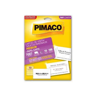 Personal Cards 7087 10 Fls Pimaco