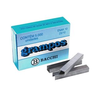 Grampo 23/10 Galvanizado 5000 Un - Bacchi