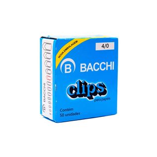 Clips 4/0 Galvanizado Com 50 Un - Bacchi
