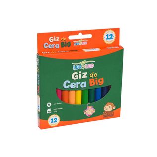 Giz De Cera 12 Cores Big - Leo&Leo