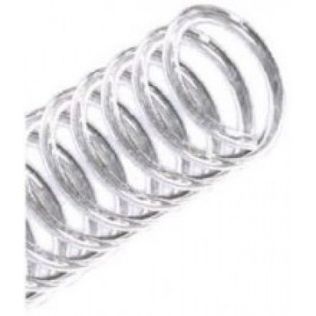 Espiral Cristal 17mm Para 100 Folhas 100 Un - Preamar