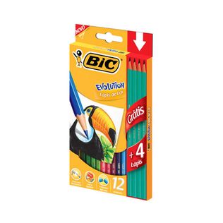 Lápis De Cor Evolution Color Grátis 4 Lápis - Bic