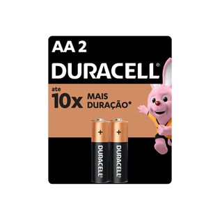 Pilha Alcalina AA 2 Unidades - Duracell