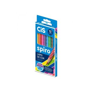 Lápis De Cor Spiro 12 Unidades - Cis