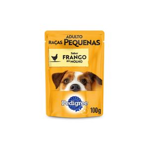 Sachê de Frango ao Molho para Cães Adultos de Raças Pequenas 100 g - Pedigree