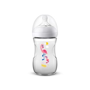 Mamadeira Pétala Decor Flamingo 260ml - Avent