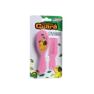 Kit Cuidados Para Cabelos Rosa - Turminha Guará