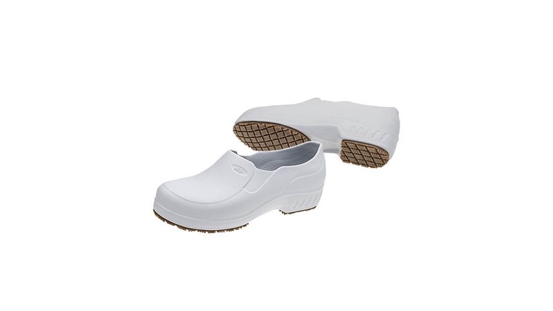 Sapato branco hot sale antiderrapante