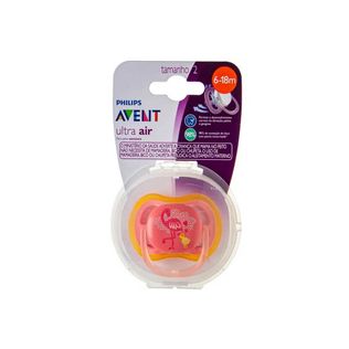 Chupeta Ultra Air Flamingo 6-18 Meses - Avent