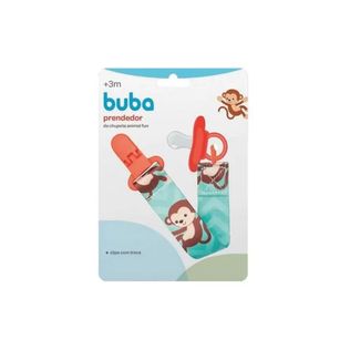 Prendedor De Chupeta Animal Fun Macaco - Buba