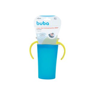 Copo 360º Com Alça Azul - Buba