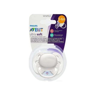 Chupeta Ultra Soft 0-6m Decor Artic White - Philips Avent