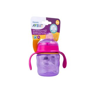 Copo Transição Easy Sip 200ml 6 Meses Rosa - Philips Avent