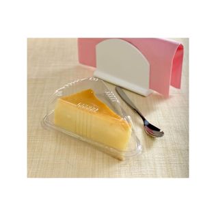 Pote Mini Fatia de Torta Confeitaria Transparente PET G635 com 400 unidades - Galvanotek