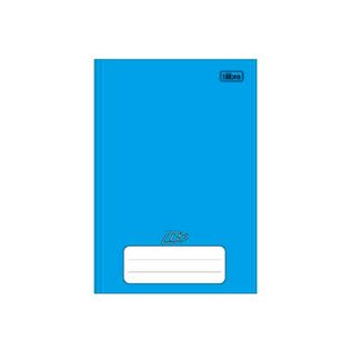 Caderno Brochura Capa Dura 1/4 D+ Azul 48 Folhas Unidade - Tilibra