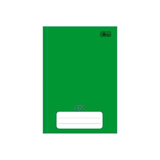 Caderno Brochura Capa Dura 1/4 D+ Verde 96 Folhas -Tilibra