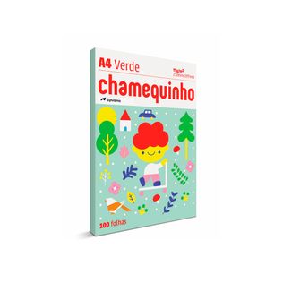 Papel Sulfite A4 Verde 75g Com 100 Folhas - Chamex