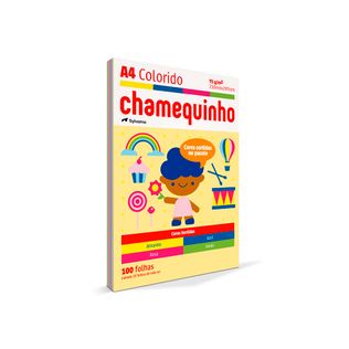 Papel A4 Chamequinho 4 Cores - Chamex