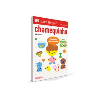 Papel Sulfite A4 Chamequinho Branco 180gr  - Chamex